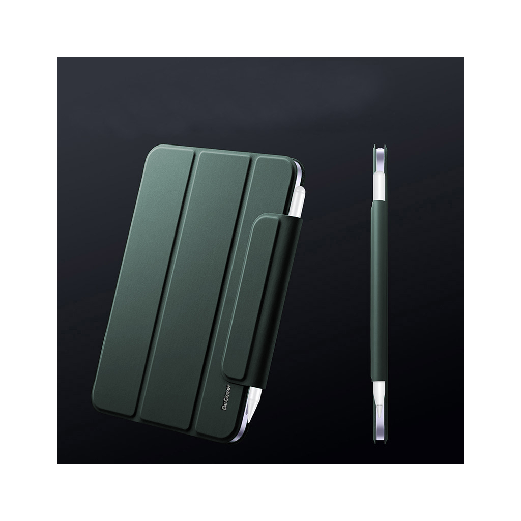 Чехол для планшета BeCover Magnetic Buckle Apple iPad mini 6 2021 Dark Green (706826) - 3 Чехол для планшета BeCover Magnetic Buckle Apple iPad mini 6 2021 Dark Green (706826) - 3