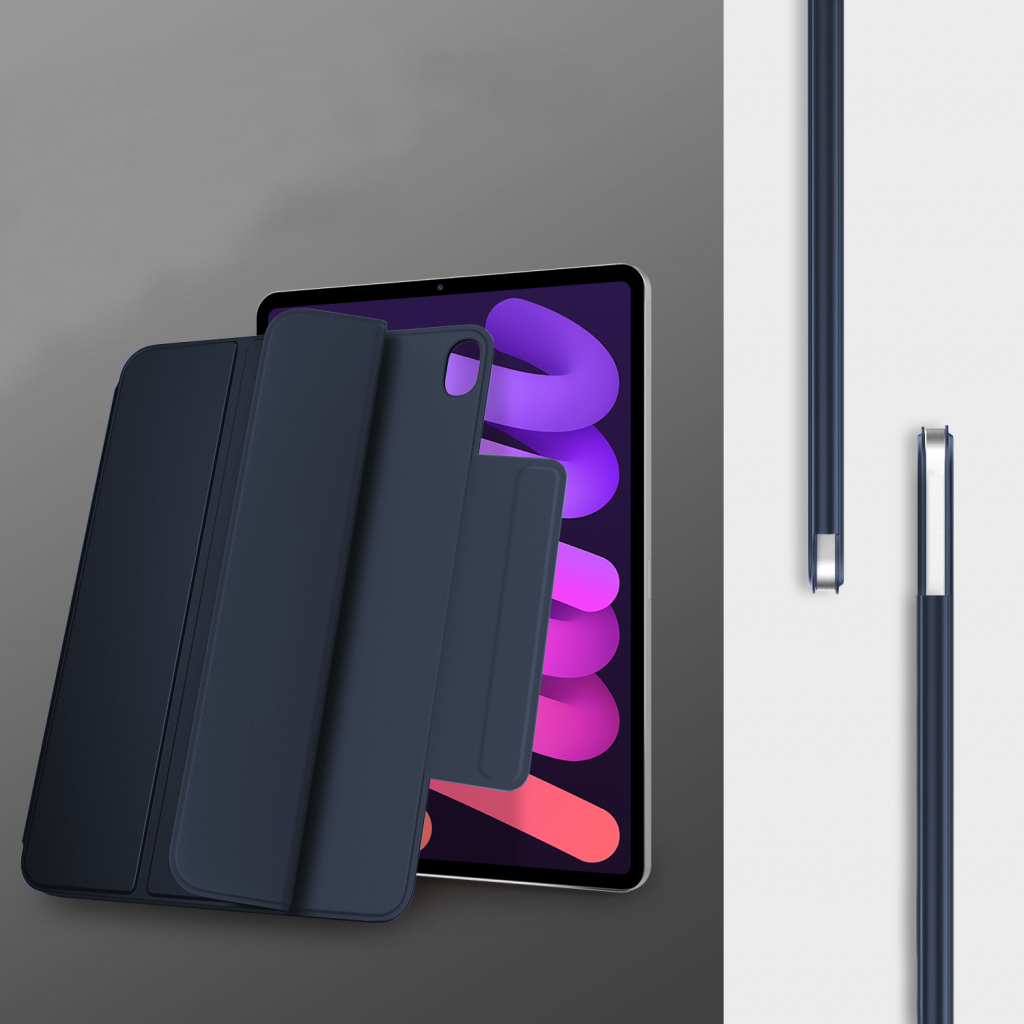 Чехол для планшета BeCover Magnetic Buckle Apple iPad mini 6 2021 Deep Blue (706825) - 2