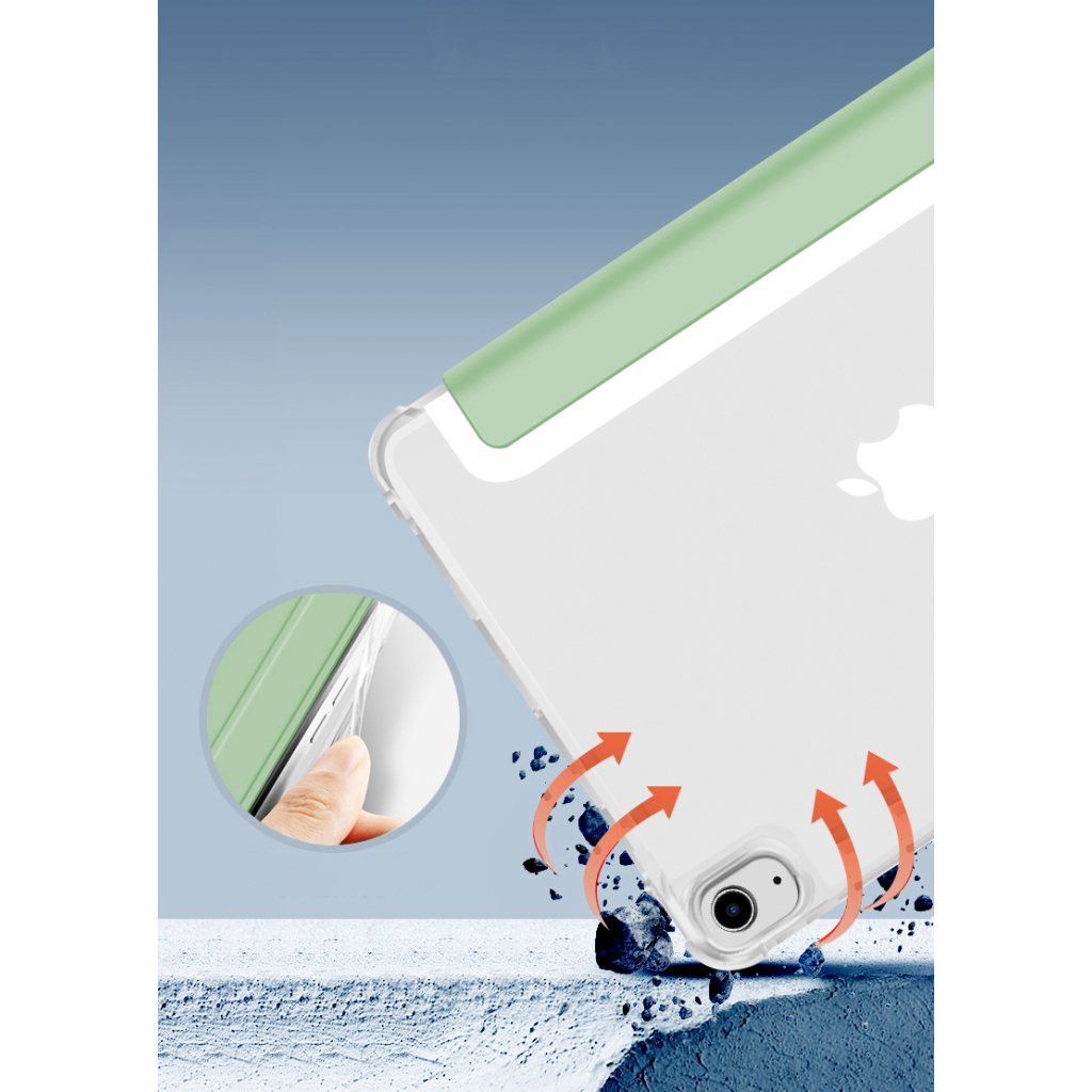 Чехол для планшета BeCover Soft Edge Pencil Apple iPad mini 6 2021 Green (706805) - 3 Чехол для планшета BeCover Soft Edge Pencil Apple iPad mini 6 2021 Green (706805) - 3