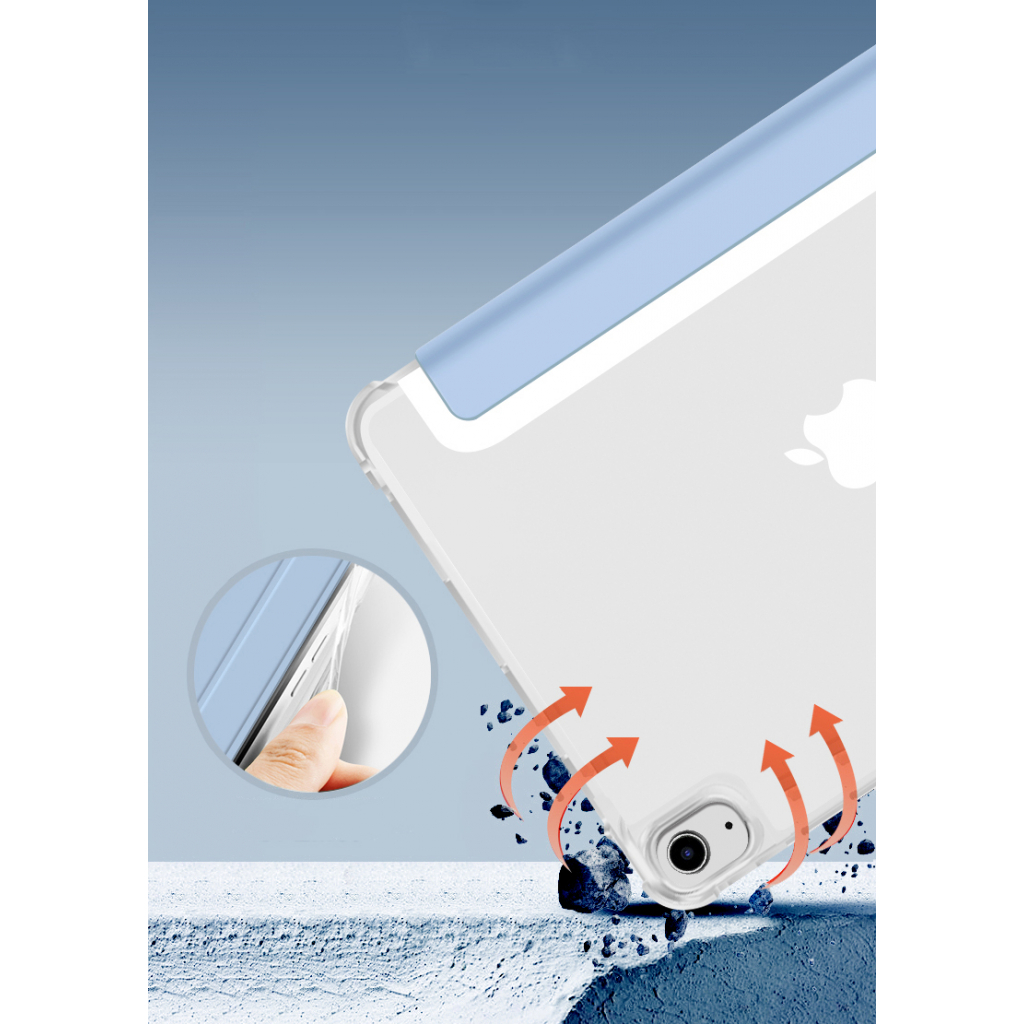 Чехол для планшета BeCover Soft Edge Pencil Apple iPad mini 6 2021 Light Blue (706807) - 3