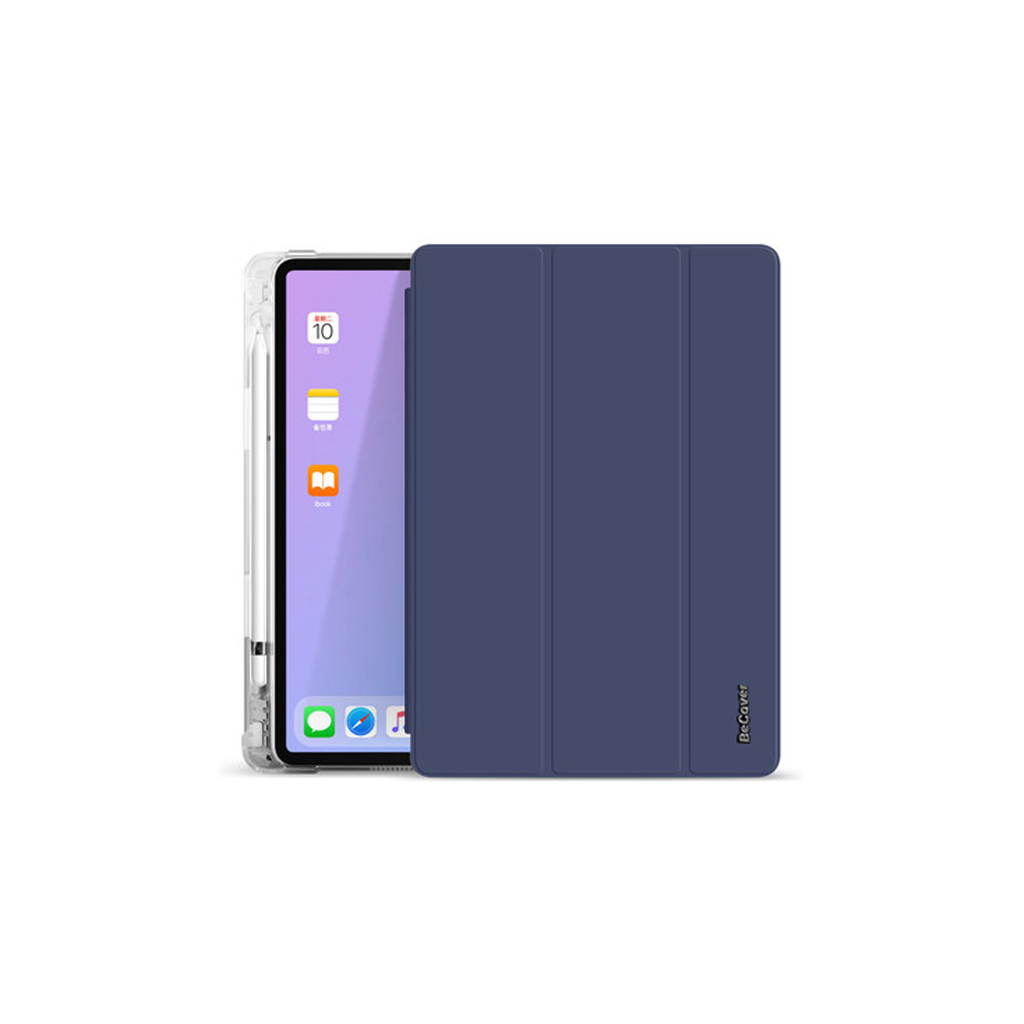 Чехол для планшета BeCover Soft TPU Pencil Apple iPad Pro 11 2020/21/22 Deep Blue (706769) - 4 Чехол для планшета BeCover Soft TPU Pencil Apple iPad Pro 11 2020/21/22 Deep Blue (706769) - 4