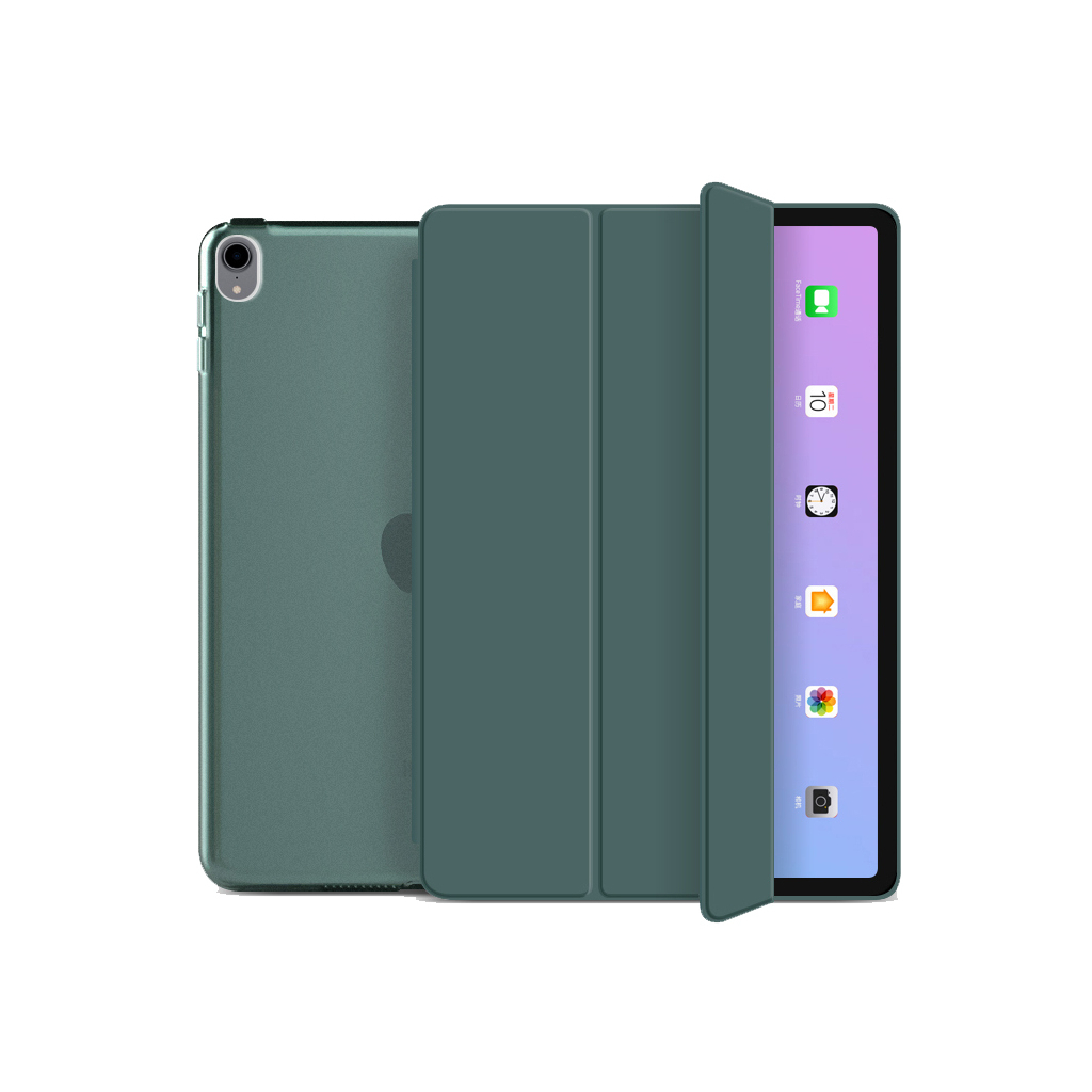 Чехол для планшета BeCover Tri Fold Hard Apple iPad mini 6 2021 Dark Green (706854) - 1