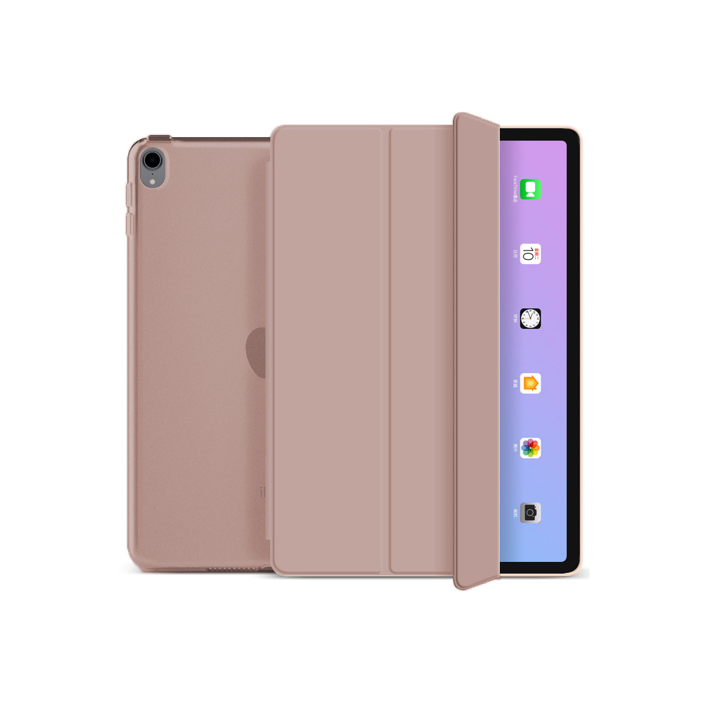 Чехол для планшета BeCover Tri Fold Hard Apple iPad mini 6 2021 Rose Gold (706859) - 1 Чехол для планшета BeCover Tri Fold Hard Apple iPad mini 6 2021 Rose Gold (706859) - 1
