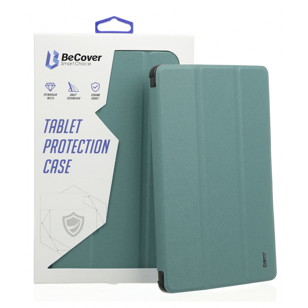 Чехол для планшета BeCover Tri Fold Soft TPU Apple iPad 10.2 2019/2020/2021 Green (706736)