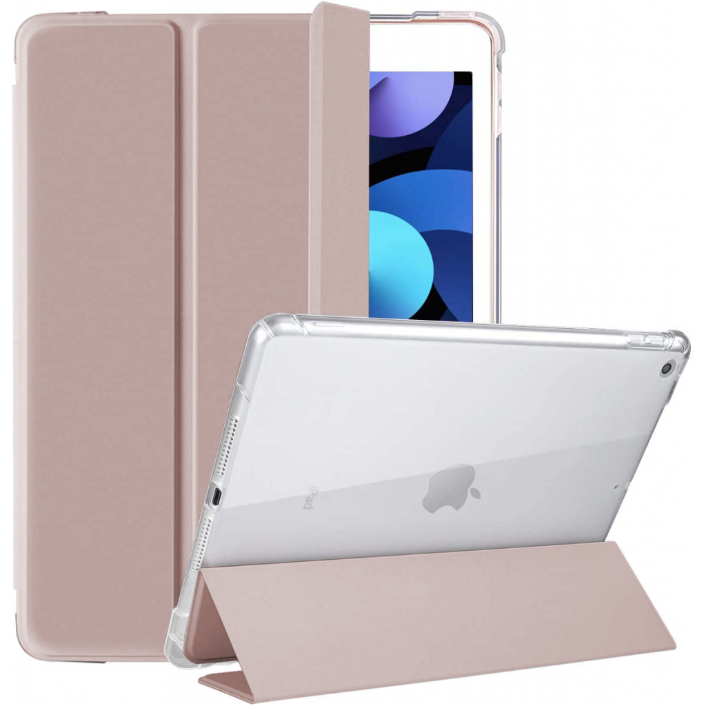 Чехол для планшета BeCover Tri Fold Soft TPU Apple iPad 10.2 2019/2020/2021 Pink (706738) - 1