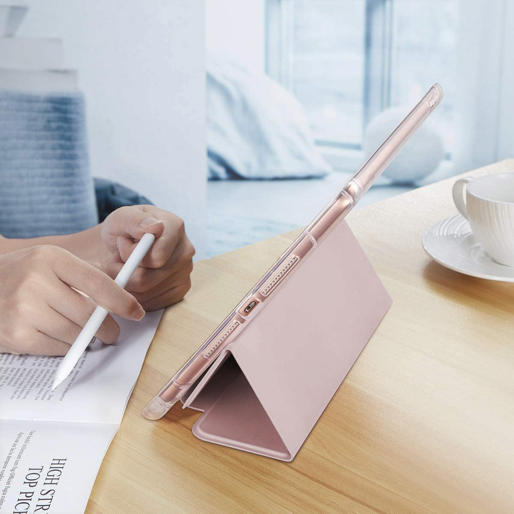 Чехол для планшета BeCover Tri Fold Soft TPU Apple iPad 10.2 2019/2020/2021 Pink (706738) - 2