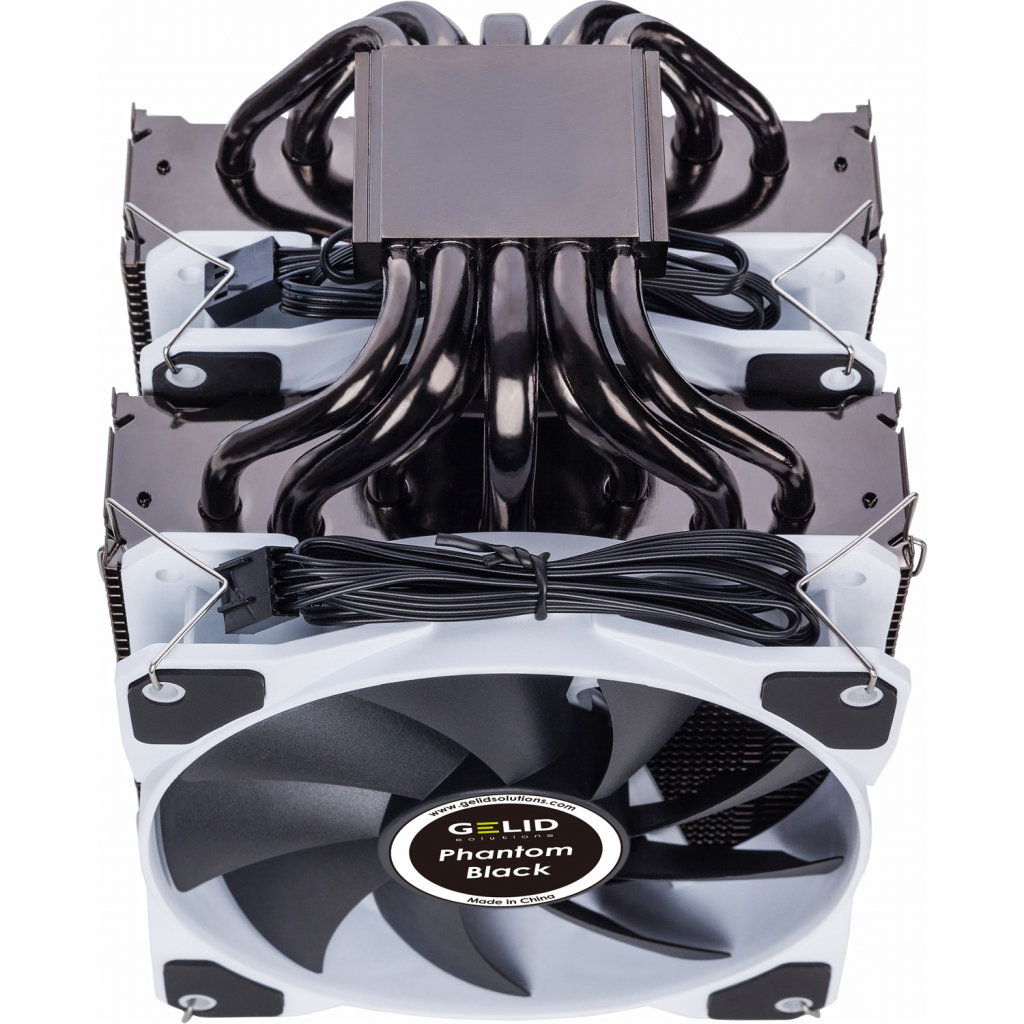 Кулер для процессора Gelid Solutions Phantom-Black (CC-Phantom-Black-01-A) - 3 Кулер для процессора Gelid Solutions Phantom-Black (CC-Phantom-Black-01-A) - 3