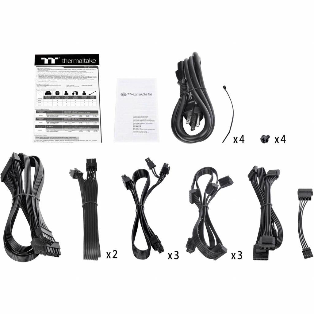 Блок питания ThermalTake 850W Toughpower PF1 (PS-TPD-0850FNFAPE-1) - 7 Блок питания ThermalTake 850W Toughpower PF1 (PS-TPD-0850FNFAPE-1) - 7