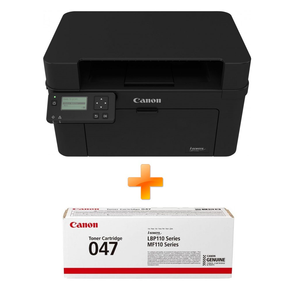 Лазерный принтер Canon i-SENSYS LBP-113w + 047 black (2207C001AABND1)