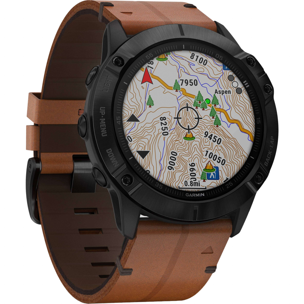 Смарт-часы Garmin fenix 6X, Pro and Sapphire editions, Sapphire, Black DLC wit (010-02157-14) - 1 Смарт-часы Garmin fenix 6X, Pro and Sapphire editions, Sapphire, Black DLC wit (010-02157-14) - 1