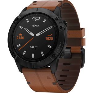 Смарт-часы Garmin fenix 6X, Pro and Sapphire editions, Sapphire, Black DLC wit (010-02157-14)