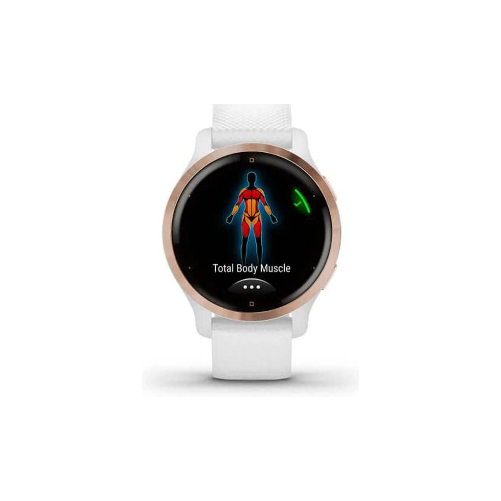 Смарт-часы Garmin Venu 2S, Rose Gold + White, GPS (010-02429-13) - 6