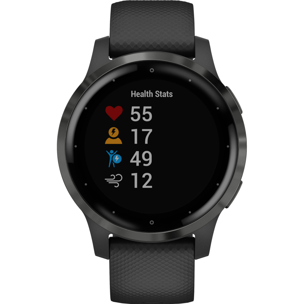 Смарт-часы Garmin vivoactive 4S, Black/Slate, GPS (010-02172-13) - 2 Смарт-часы Garmin vivoactive 4S, Black/Slate, GPS (010-02172-13) - 2