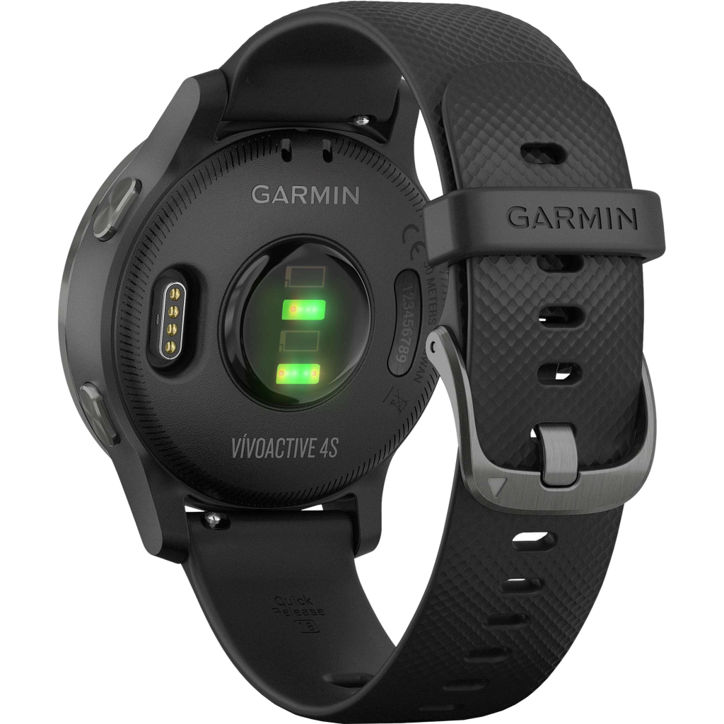 Смарт-часы Garmin vivoactive 4S, Black/Slate, GPS (010-02172-13) - 3 Смарт-часы Garmin vivoactive 4S, Black/Slate, GPS (010-02172-13) - 3