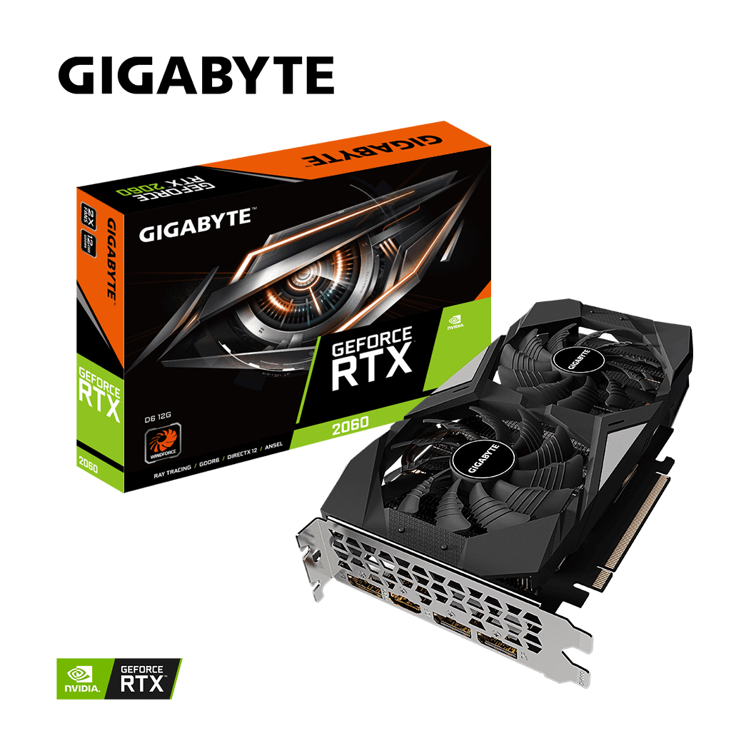 Видеокарта GeForce RTX2060 12Gb GIGABYTE (GV-N2060D6-12GD) - 6