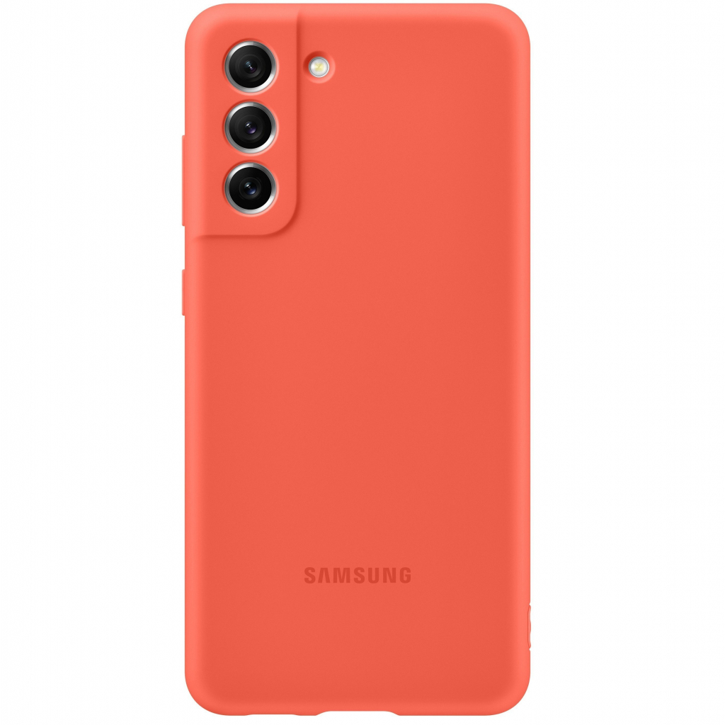 Чехол для моб. телефона Samsung Silicone Cover Galaxy S21 FE (G990) Coral (EF-PG990TPEGRU) - 2