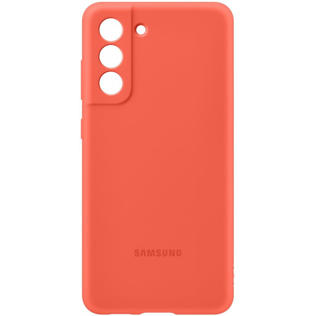 Чехол для моб. телефона Samsung Silicone Cover Galaxy S21 FE (G990) Coral (EF-PG990TPEGRU)