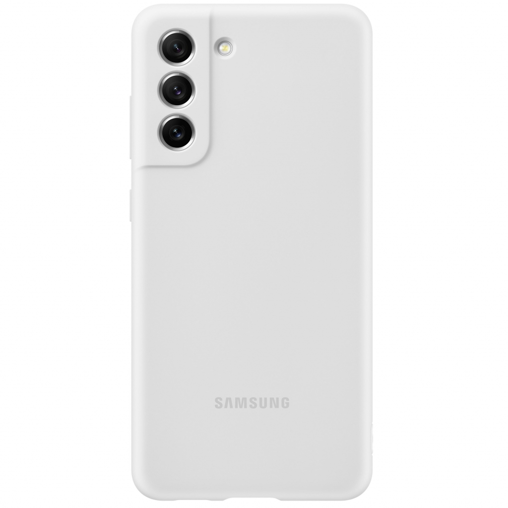 Чехол для моб. телефона Samsung Silicone Cover Galaxy S21 FE (G990) White (EF-PG990TWEGRU) - 2