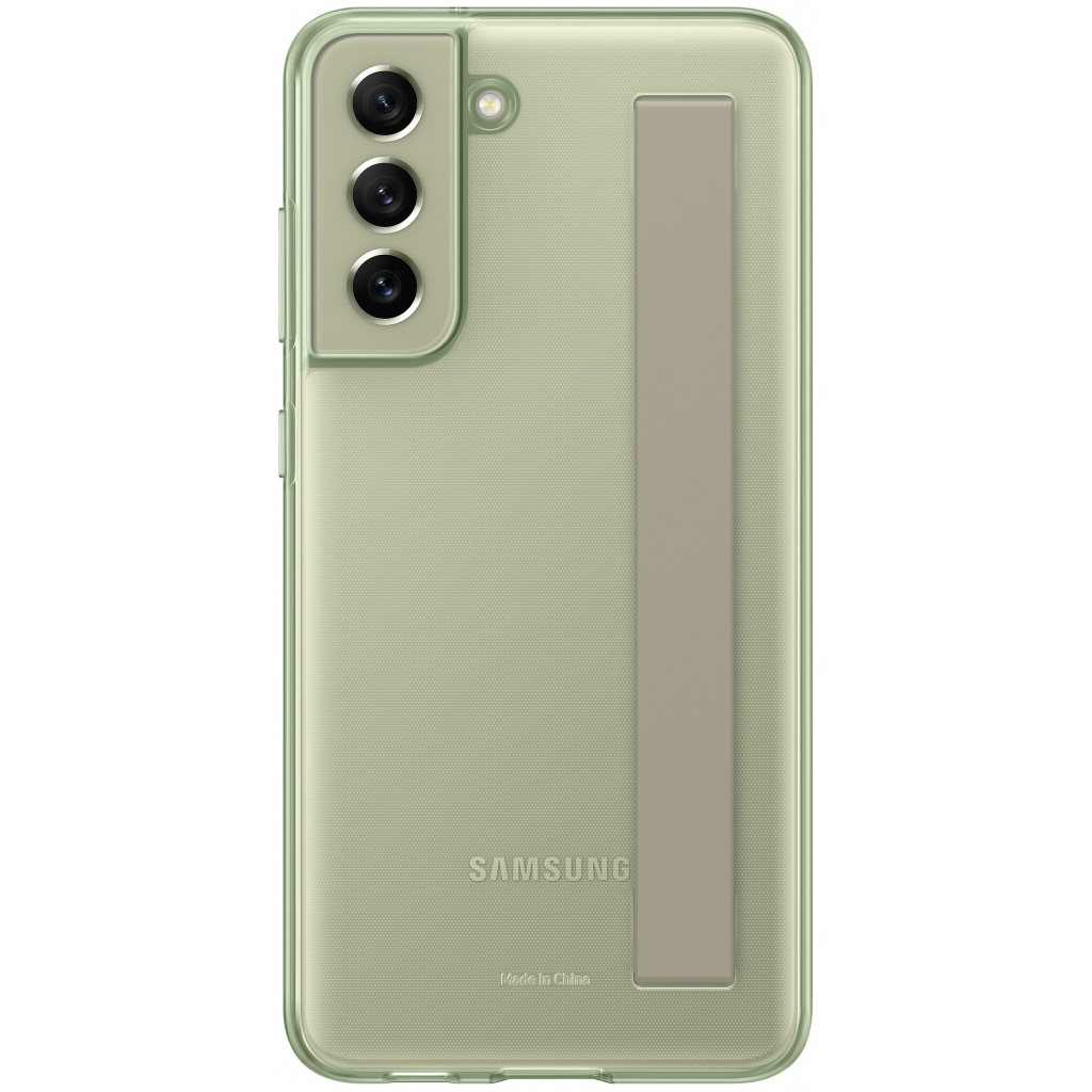 Чехол для моб. телефона Samsung Clear Strap Cover Galaxy S21 FE (G990) Olive Green (EF-XG990CMEGRU) - 1