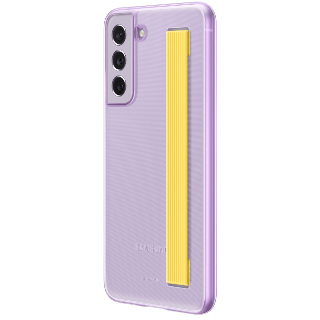 Чехол для моб. телефона Samsung Clear Strap Cover Galaxy S21 FE (G990) Lavender (EF-XG990CVEGRU) - 3 Чехол для моб. телефона Samsung Clear Strap Cover Galaxy S21 FE (G990) Lavender (EF-XG990CVEGRU) - 3