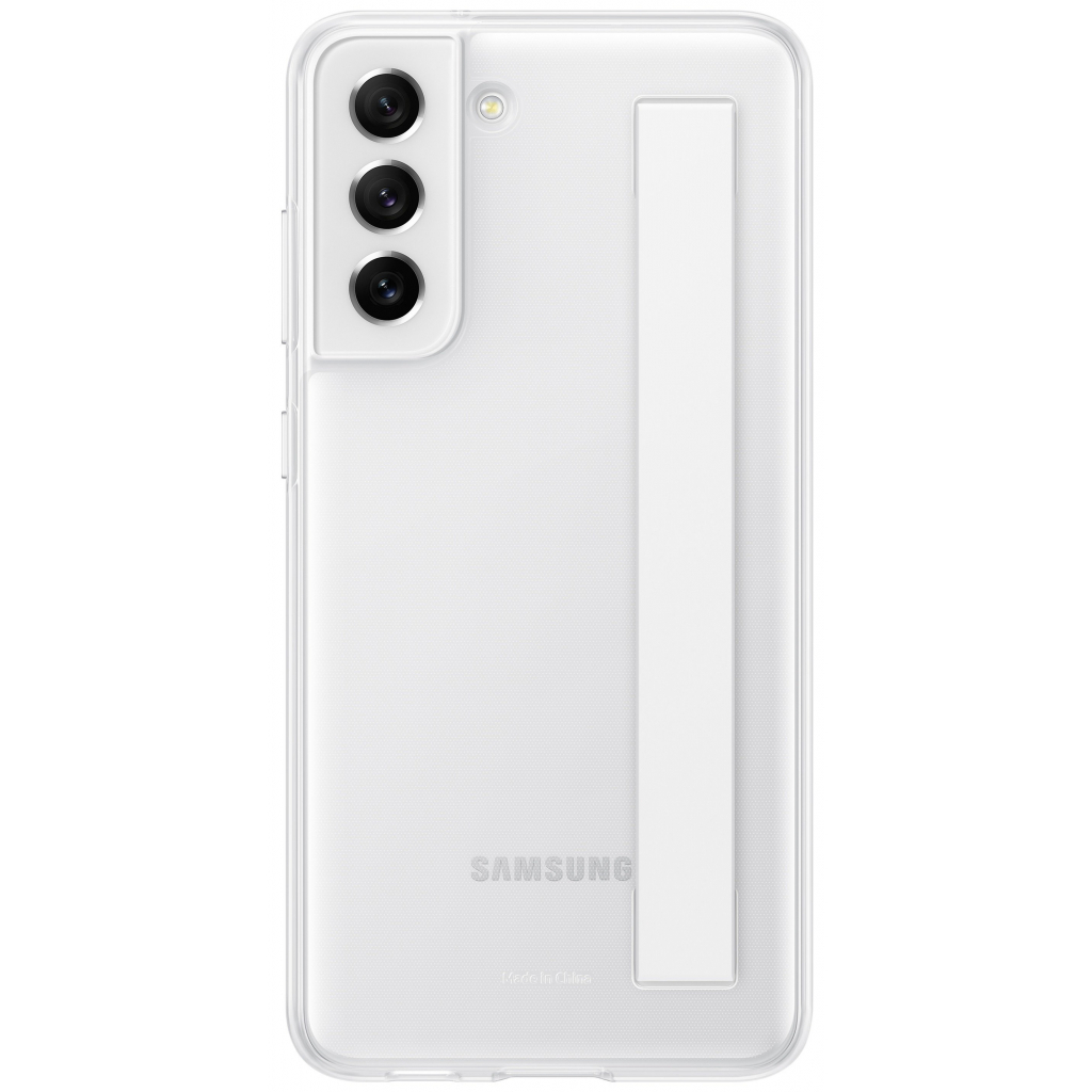 Чехол для моб. телефона Samsung Clear Strap Cover Galaxy S21 FE (G990) White (EF-XG990CWEGRU) - 2