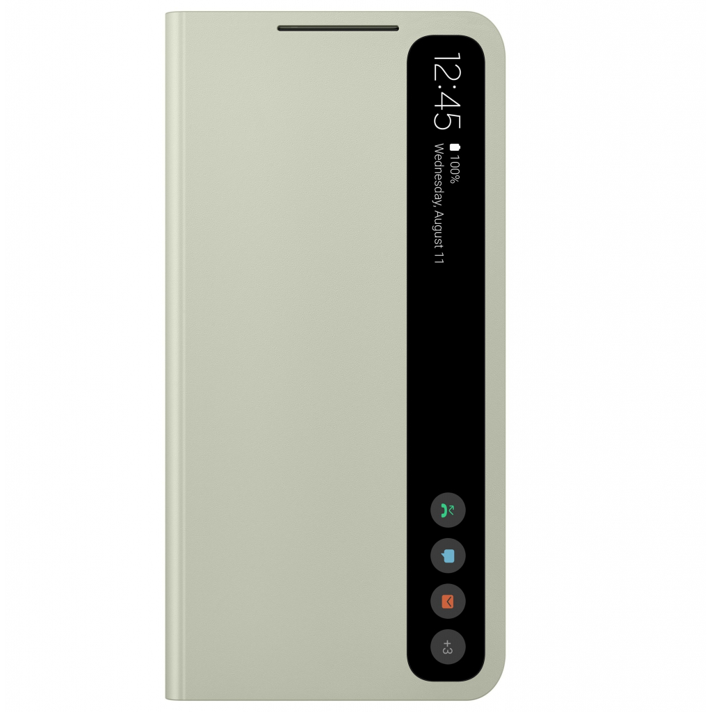 Чехол для моб. телефона Samsung Clear View Cover Galaxy S21 FE (G990) Olive Green (EF-ZG990CMEGRU)