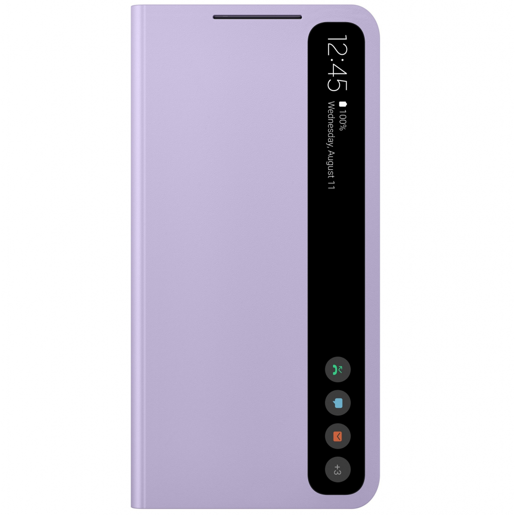 Чехол для моб. телефона Samsung Clear View Cover Galaxy S21 FE (G990) Lavender (EF-ZG990CVEGRU)