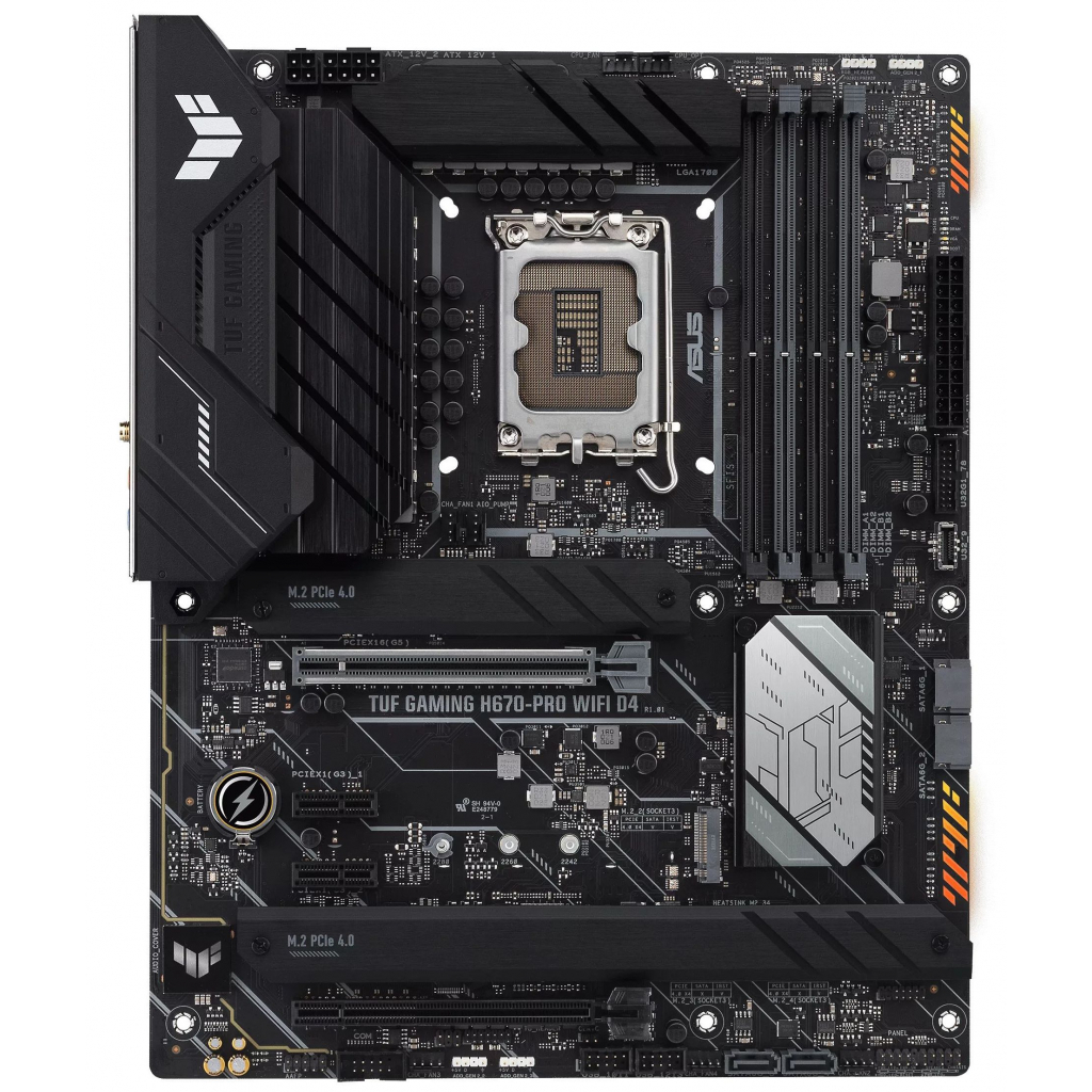 Материнская плата ASUS TUF GAMING H670-PRO WIFI D4 - 1
