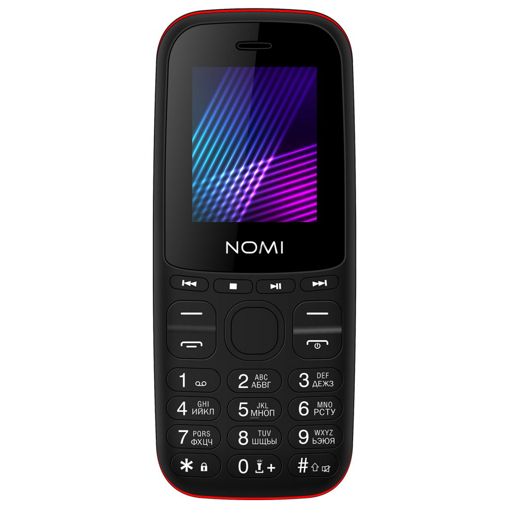 Мобильный телефон Nomi i189s Black Red