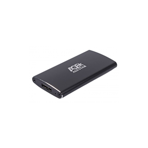 Карман внешний AgeStar mSATA, USB3.0 Metal black (3UBMS2(BLACK))