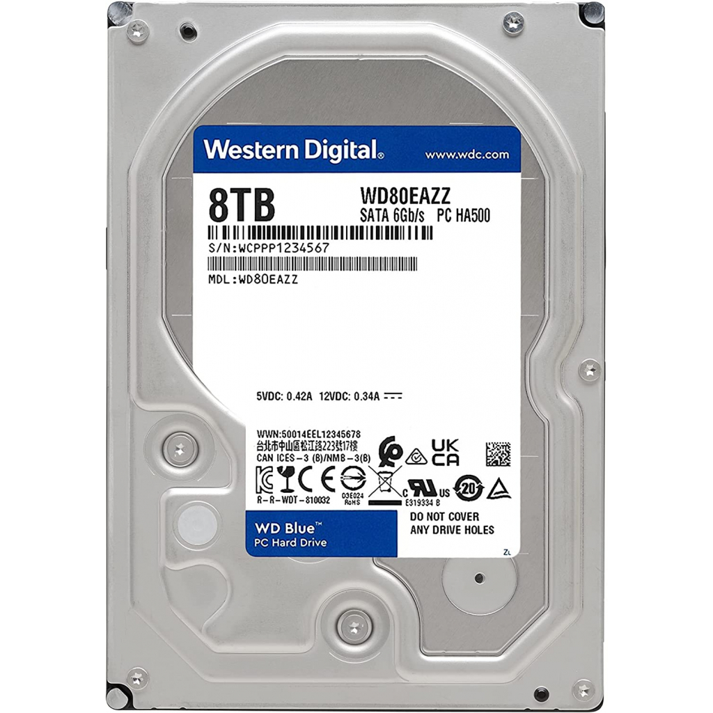Жесткий диск 3.5" 8TB WD (WD80EAZZ) - 1
