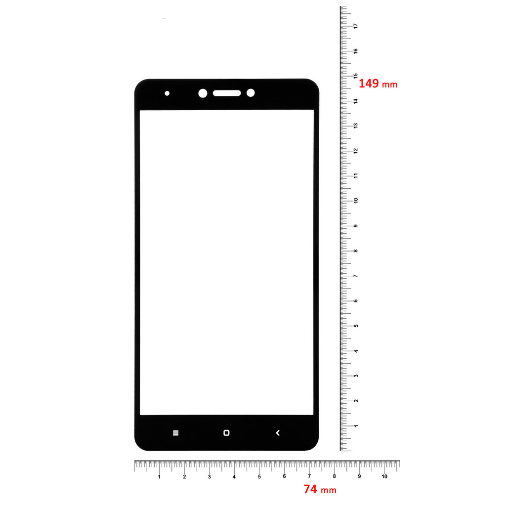 Стекло защитное BeCover Xiaomi Redmi Note 4X Black (701166) (701166) - 2