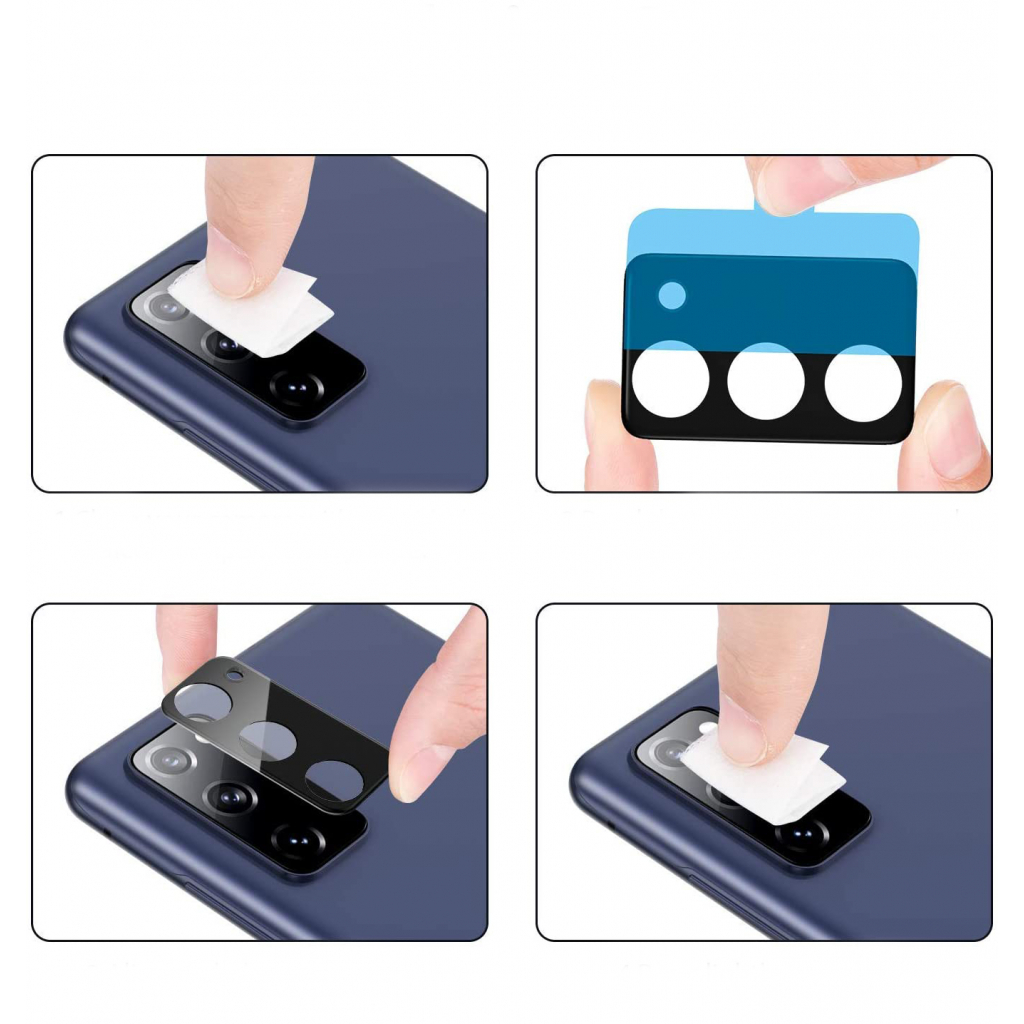 Стекло защитное BeCover for camera Samsung Galaxy S20 FE SM-G780 Black (707029) (707029) - 4