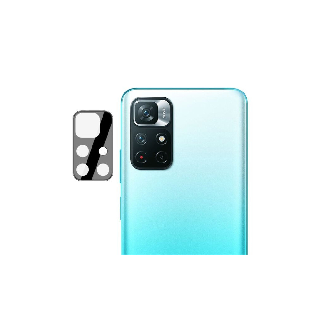 Стекло защитное BeCover camera Xiaomi Redmi Note 11 Pro Plus 5G Black (707040) - 1