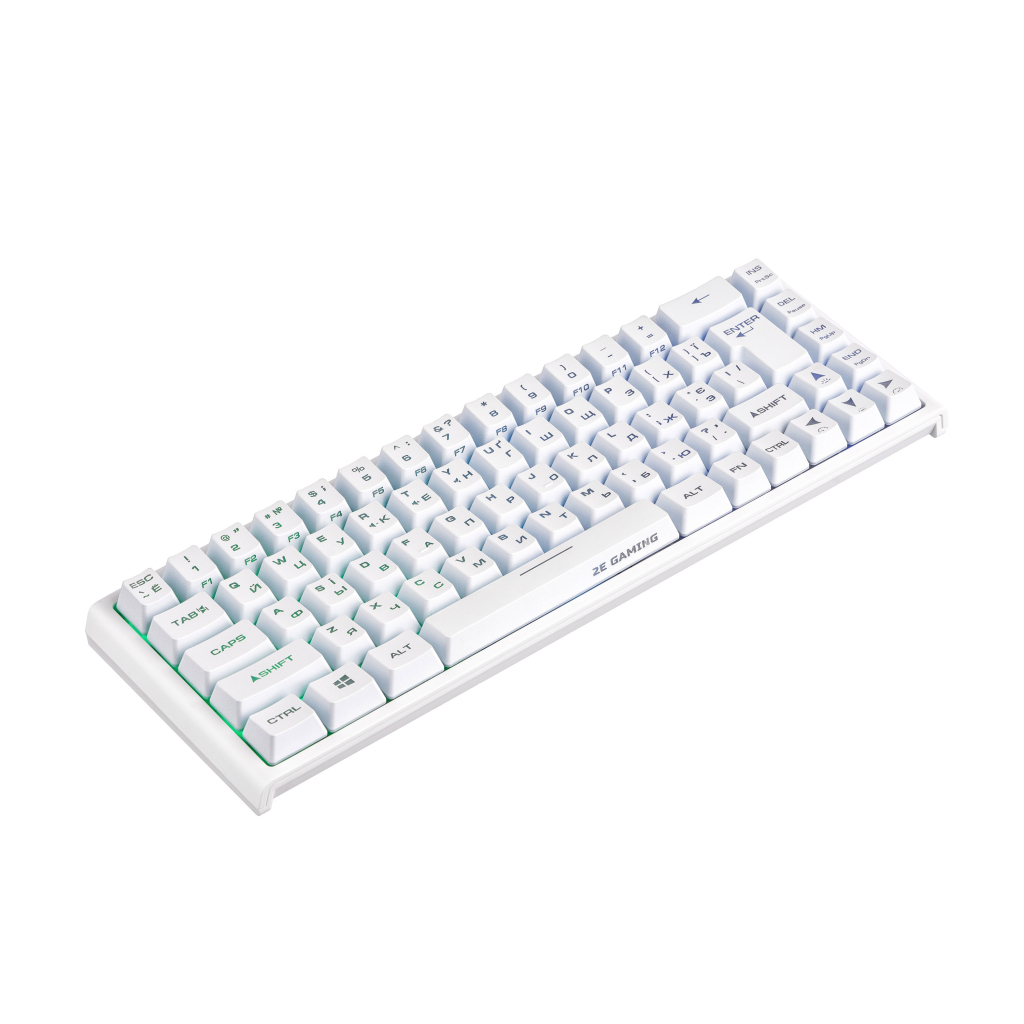 Клавиатура 2E GAMING KG350 RGB 68key USB White (2E-KG350UWT) - 4