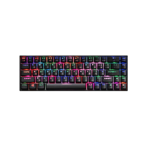 Клавиатура 2E GAMING KG370 RGB 68key Gateron Brown Switch USB Black (2E-KG370UBK-BR)