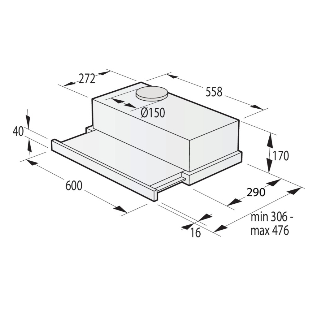 Вытяжка кухонная Gorenje TH64E3SGB - 5