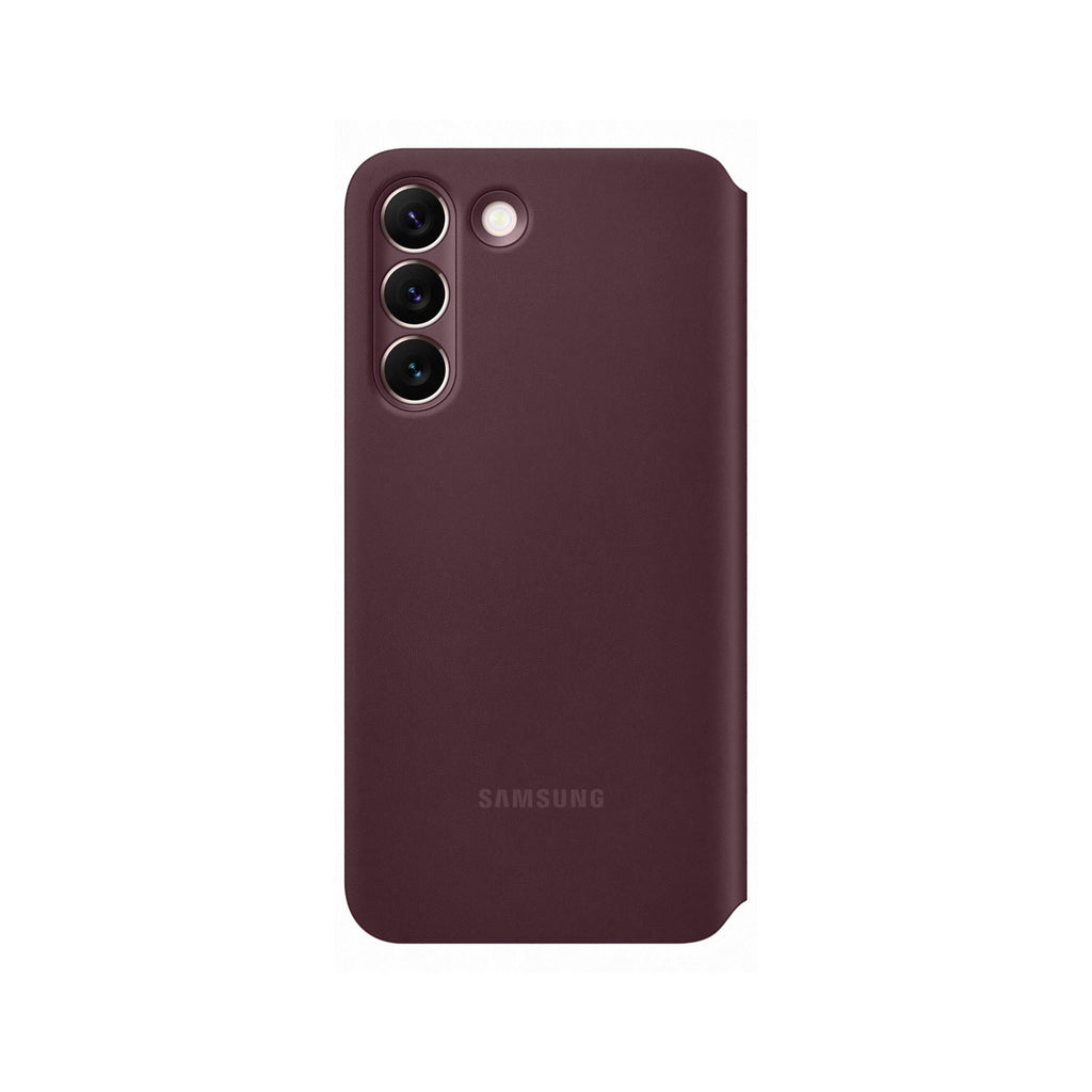 Чехол для моб. телефона Samsung Smart Clear View Cover Galaxy S22 Burgundy (EF-ZS901CEEGRU) - 1