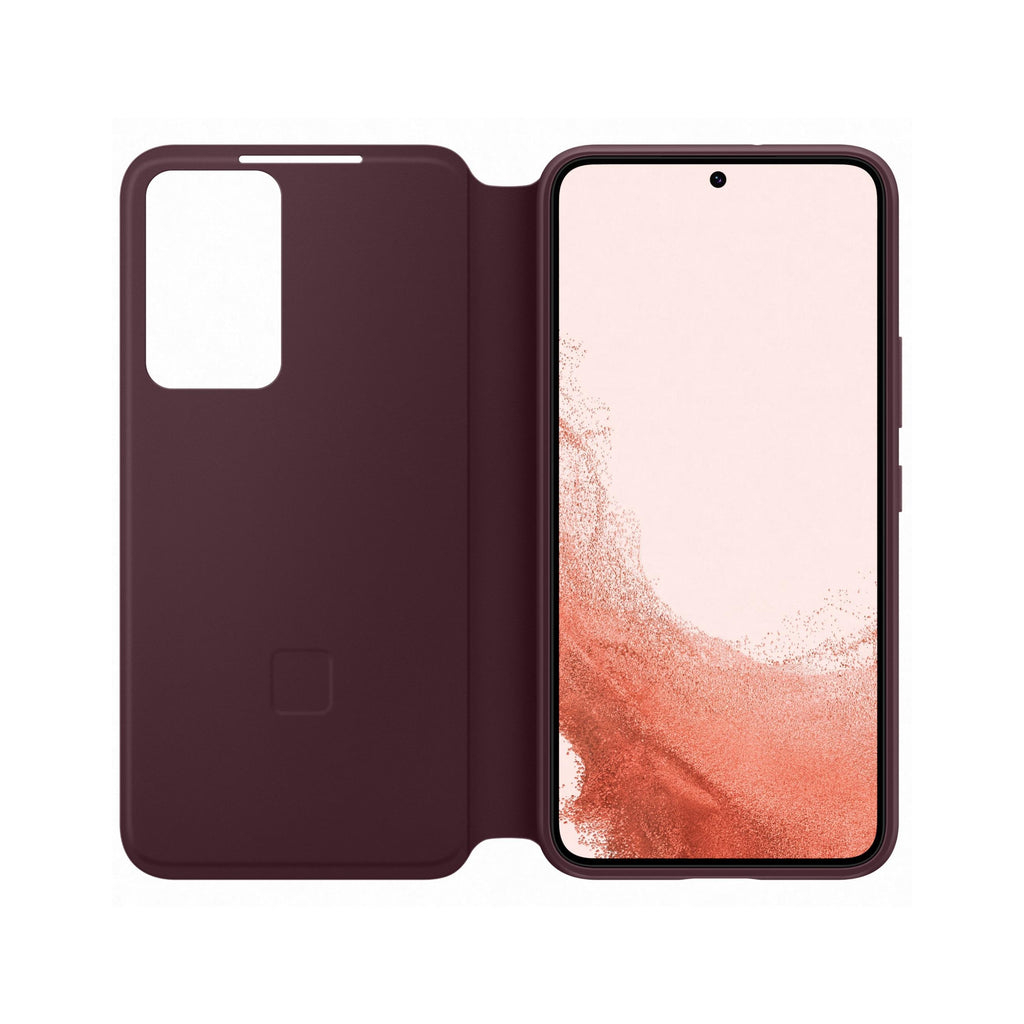 Чехол для моб. телефона Samsung Smart Clear View Cover Galaxy S22 Burgundy (EF-ZS901CEEGRU) - 2