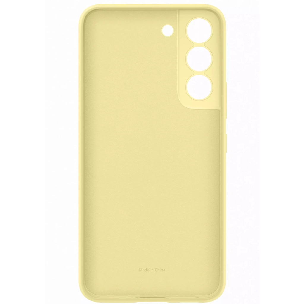 Чехол для моб. телефона Samsung Silicone Cover Galaxy S22 Butter Yellow (EF-PS901TYEGRU) - 2