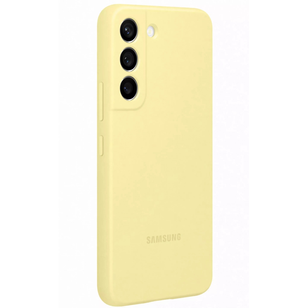 Чехол для моб. телефона Samsung Silicone Cover Galaxy S22 Butter Yellow (EF-PS901TYEGRU) - 3