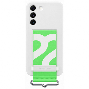 Чехол для моб. телефона Samsung Silicone with Strap Cover Galaxy S22 White (EF-GS901TWEGRU)