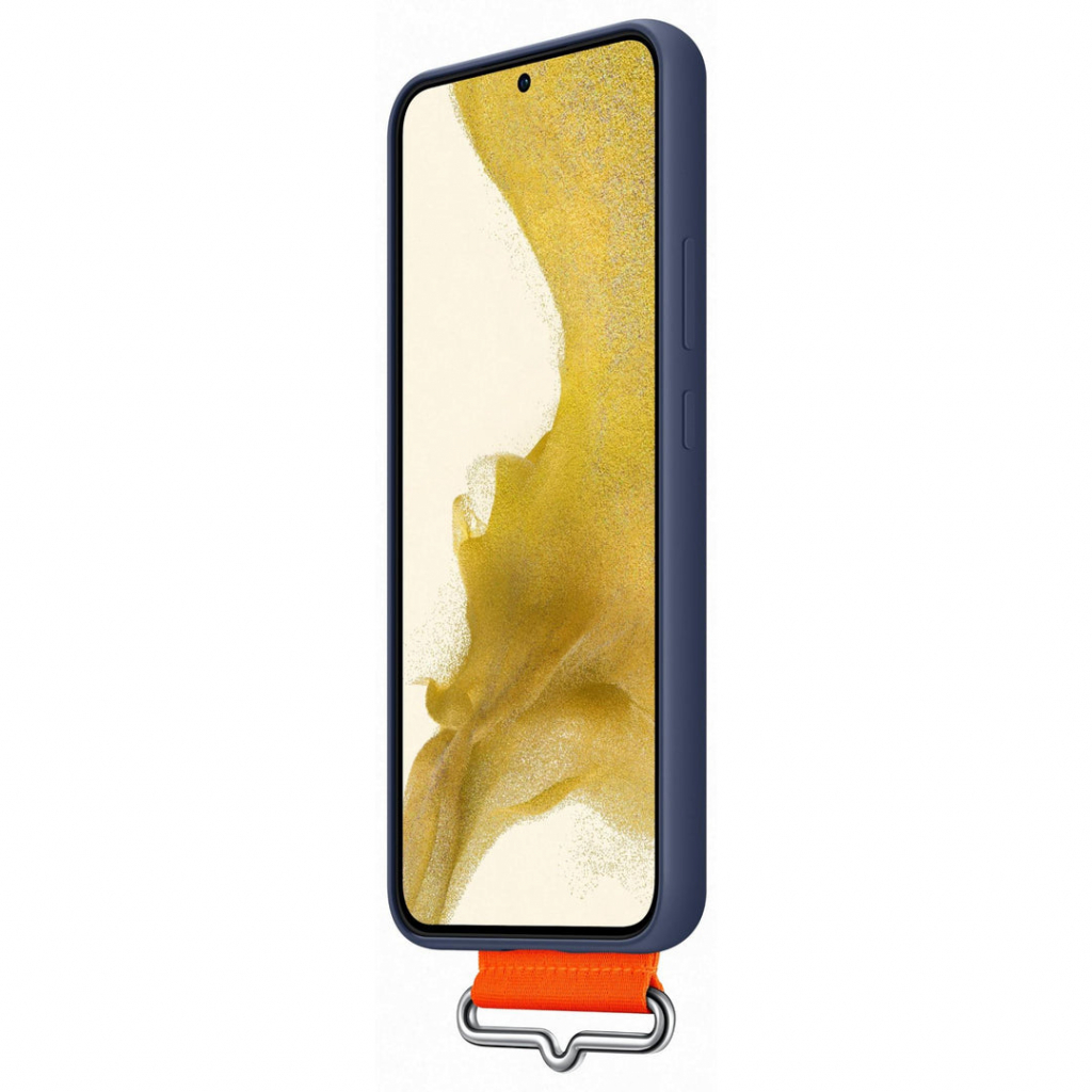 Чехол для моб. телефона Samsung Silicone with Strap Cover Galaxy S22 Plus Navy (EF-GS906TNEGRU) - 3