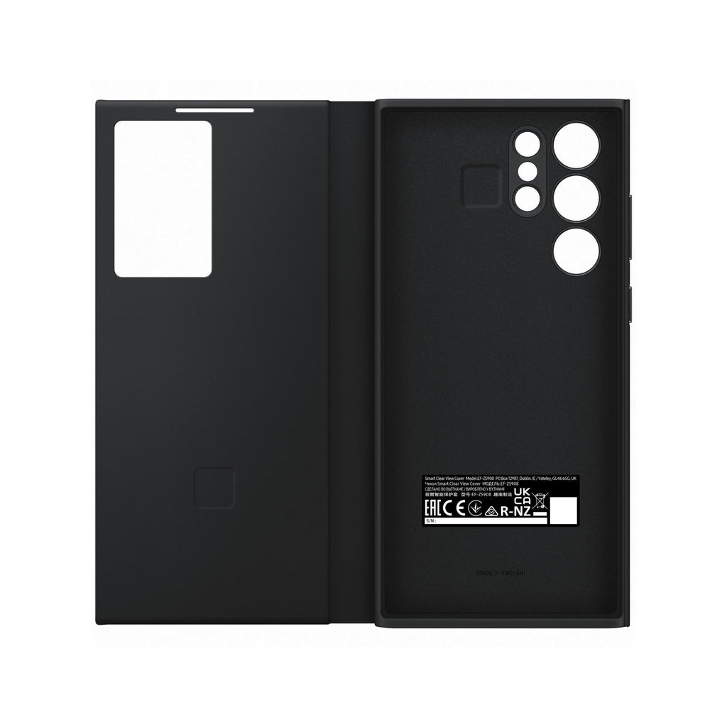 Чехол для моб. телефона Samsung Smart Clear View Cover Galaxy S22 Ultra Black (EF-ZS908CBEGRU) - 3