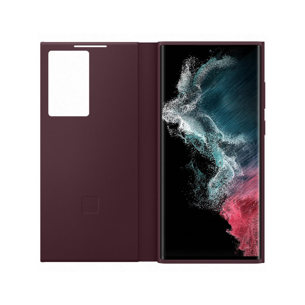 Чехол для моб. телефона Samsung Smart Clear View Cover Galaxy S22 Ultra Burgundy (EF-ZS908CEEGRU) - 2