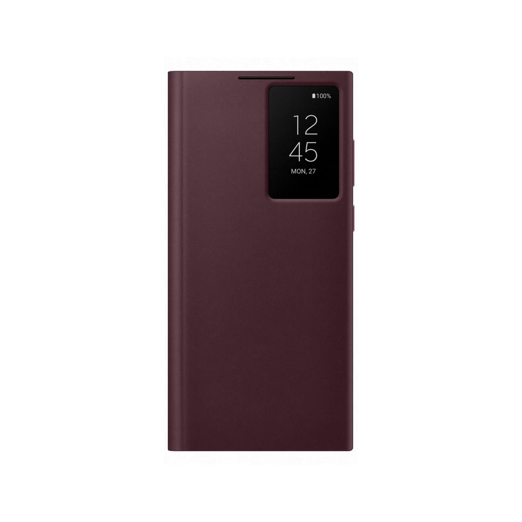 Чехол для моб. телефона Samsung Smart Clear View Cover Galaxy S22 Ultra Burgundy (EF-ZS908CEEGRU)