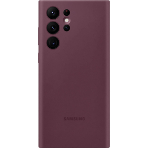 Чехол для моб. телефона Samsung Silicone Cover Galaxy S22 Ultra Burgundy (EF-PS908TEEGRU)