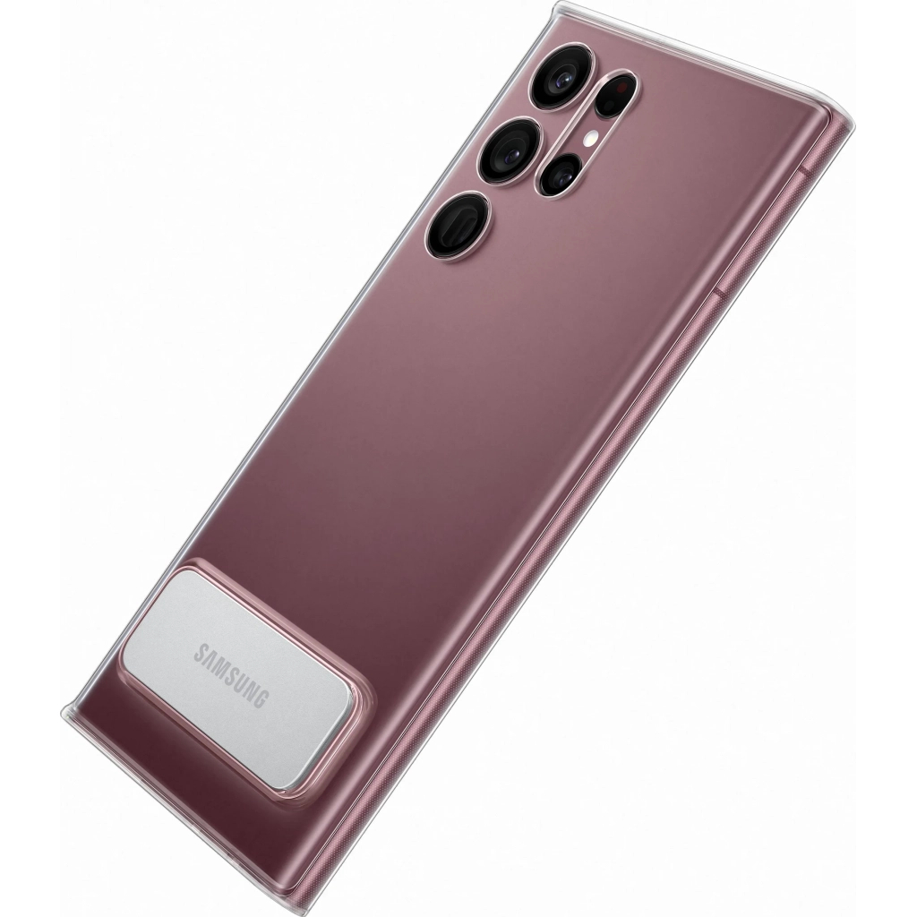 Чехол для моб. телефона Samsung Clear Standing Cover Galaxy S22 Ultra Transparency (EF-JS908CTEGRU) - 3