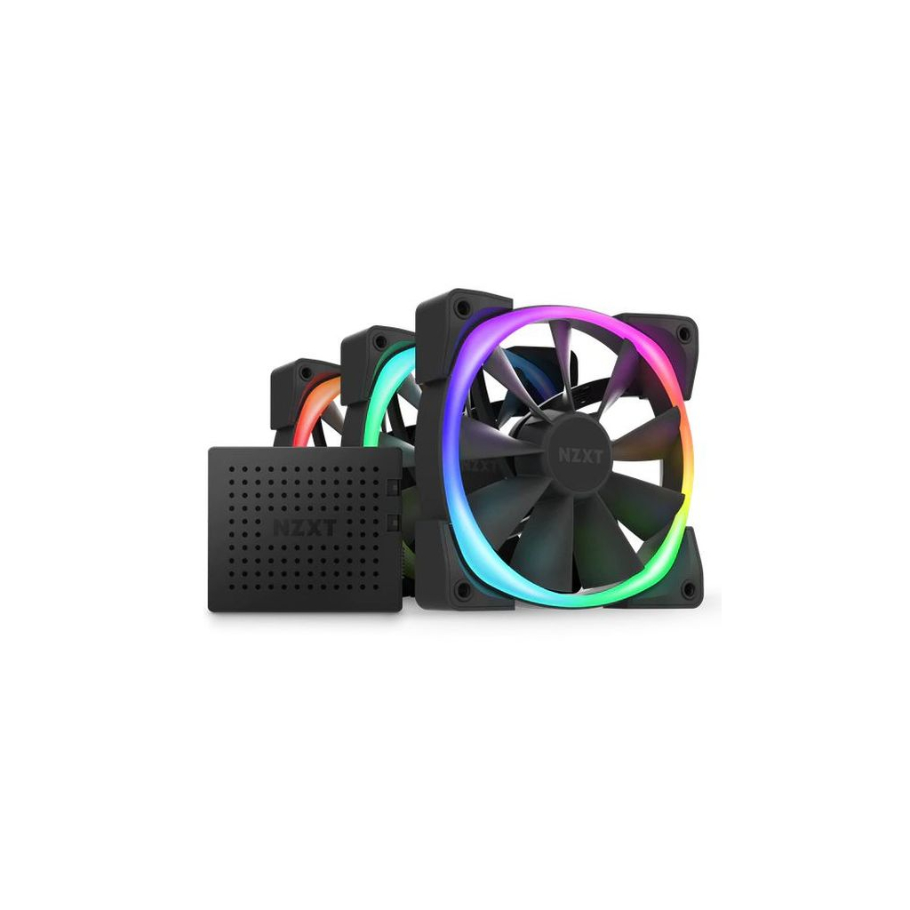 Кулер для корпуса NZXT Aer RGB 2 - Triple Starter Pack - Black (HF-2812C-TB)