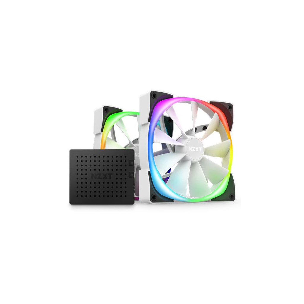 Кулер для корпуса NZXT AER RGB 2 - Twin Starter - White (HF-2814C-DW)